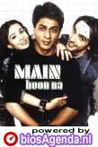 poster met acteur Shahrukh Khan 'Main Hoon Na' © 2004 Filmmuseum Distributie
